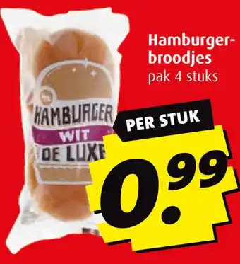 Boni Hamburgerbroodjes aanbieding