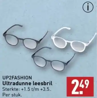 ALDI UP2FASHION Ultradunne leesbril aanbieding