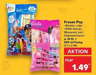 Kaufland DE Freeze Pop aanbieding