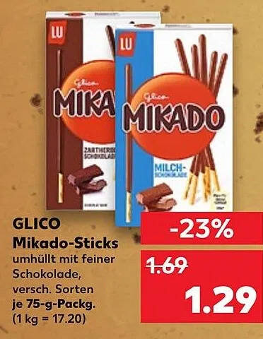 GLICO Mikado-Sticks aanbieding bij Kaufland DE