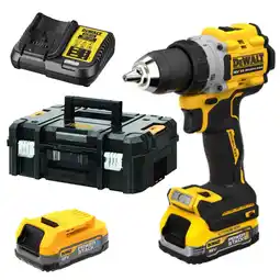 Bol.com DeWALT DCD805E2T Compacte Accu Klop-/Schroefboormachine 18V XR 1.7Ah POWERSTACK in TSTAK aanbieding