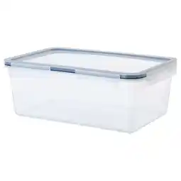 IKEA Ikea 365+ Voorraadpot met deksel, rechthoekig/kunststof, 5.2 l aanbieding