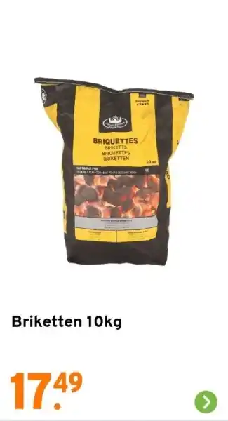 GAMMA Briketten 10kg aanbieding