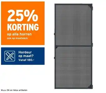 GAMMA op alle horren aanbieding