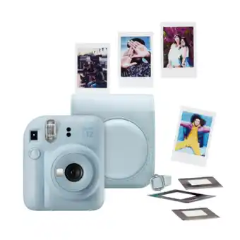 MediaMarkt Fujifilm Instax Mini 12 Pastel Blue - Peak-bundel 2023 aanbieding