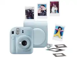 MediaMarkt Fujifilm Instax Mini 12 Pastel Blue - Peak-bundel 2023 aanbieding