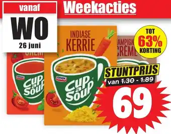 Dirk Unox Cup a soup aanbieding