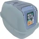 Bol.com Moderna - Kattenbak - Kat - Gesloten Kattentoilet Mega Deluxe Recycled 66x49x46cm Olijfgroen - 1st aanbieding