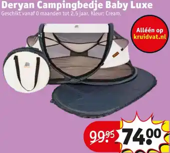 Kruidvat Deryan Campingbedje Baby Luxe aanbieding