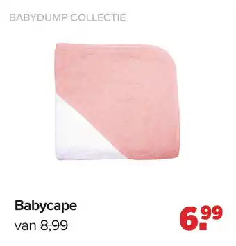 Baby-Dump Babycape aanbieding