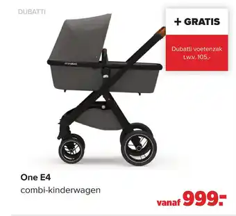 Baby-Dump One E4 combi-kinderwagen aanbieding