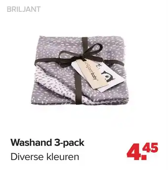 Baby-Dump Washand 3-pack aanbieding