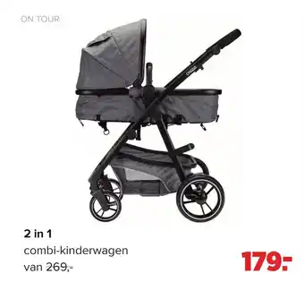 Baby-Dump 2 in 1 combi-kinderwagen aanbieding