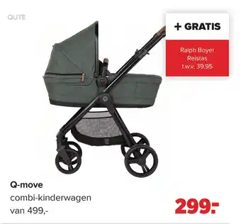 Baby-Dump Q-move combi-kinderwagen aanbieding