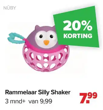 Baby-Dump Rammelaar Silly Shaker aanbieding