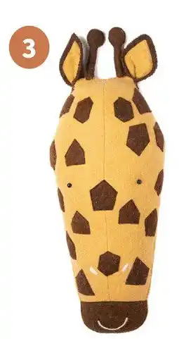 Baby & Tiener Dierenkop Kaio Giraffe aanbieding