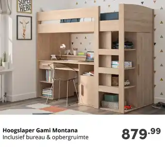 Baby & Tiener Hoogslaper Gami Montana aanbieding