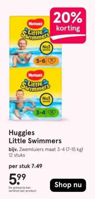 Etos Huggies Little Swimmers aanbieding