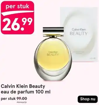 Etos Calvin Klein Beauty eau de parfum 100 ml aanbieding