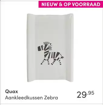 Baby & Tiener Quax Aankleedkussen Zebra aanbieding