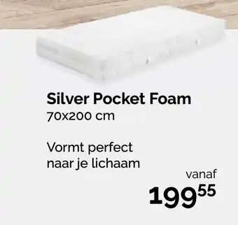 Beter Bed Silver Pocket Foam aanbieding