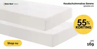 Beter Bed Koudschuimmatras Serene aanbieding