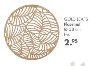 Casa Gold Leafs Placemat aanbieding