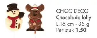 Casa Choc Deco Chocolade Lolly aanbieding