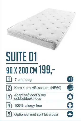 Comfort Suite Suite 01 90x200 cm aanbieding