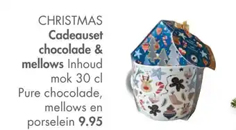 Casa CHRISTMAS Cadeauset chocolade & mellows aanbieding