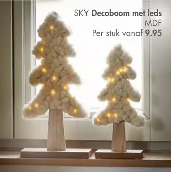 Casa SKY Decoboom met leds MDF aanbieding