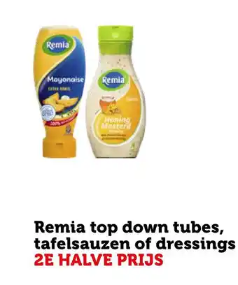 Coop Remia top down tubes, tafelsauzen of dressings aanbieding