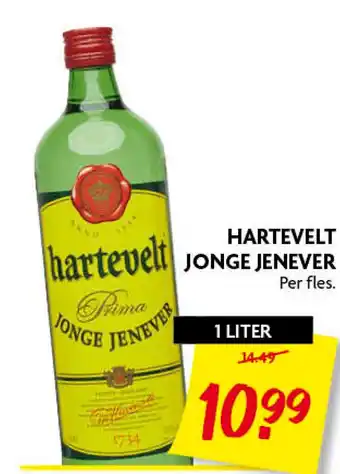 Dekamarkt HARTEVELT JONGE JENEVER aanbieding