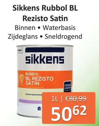 De Verfzaak Sikkens Rubbol BL Rezisto Satin aanbieding