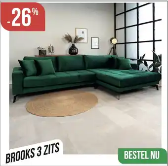 Dimehouse Brooks 3 zits aanbieding