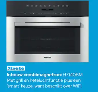 De Witgoed Specialist Miele Inbouw combimagnetron: H7140BM aanbieding