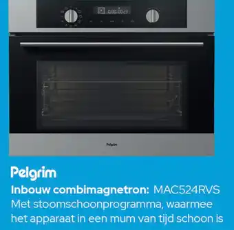 De Witgoed Specialist Pelgrim Inbouw combimagnetron: MAC524RVS aanbieding