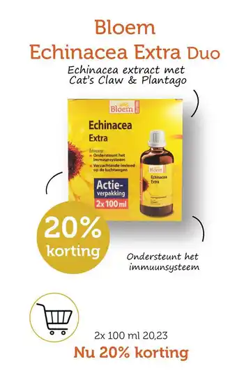 De Rode Pilaren Bloem Echinacea Extra Duo aanbieding