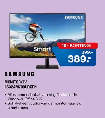 Electroworld SAMSUNG MONITOR/TV LS32AM700URXEN aanbieding