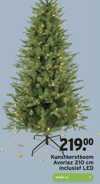 GAMMA Kunstkerstboom Avoriaz 210 cm inclusief LED aanbieding