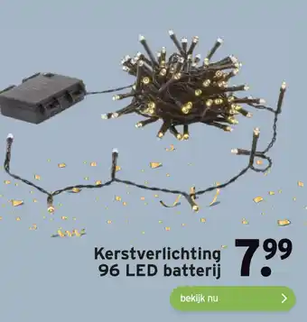 GAMMA Kerstverlichting 96 LED batterij aanbieding