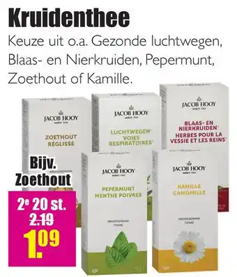 Gezond & Wel Kruidenthee aanbieding