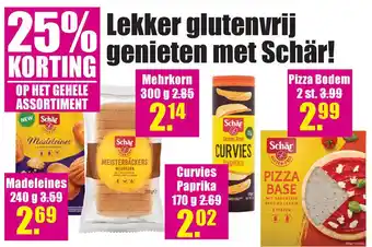 Gezond & Wel Lekker glutenvrij genieten met Schär! aanbieding