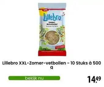 Zooplus Lillebro XXL-Zomer-vetbollen - 10 Stuks à 500 g aanbieding