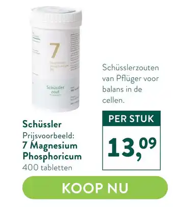 Holland & Barrett Schüssler aanbieding