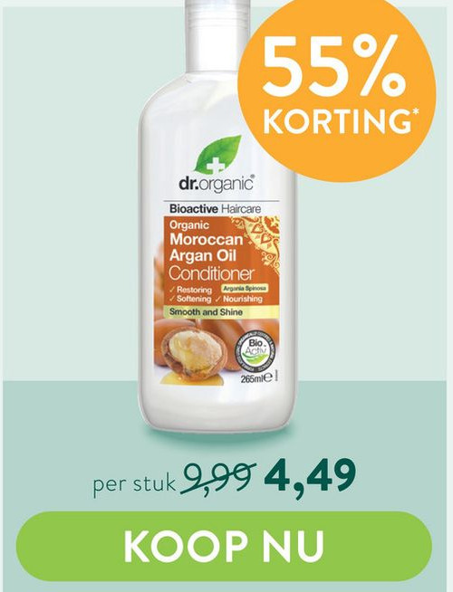 Moroccan Argan Oil aanbieding bij Holland & Barrett