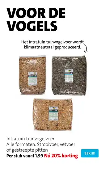 Intratuin Intratuin tuinvogelvoer aanbieding