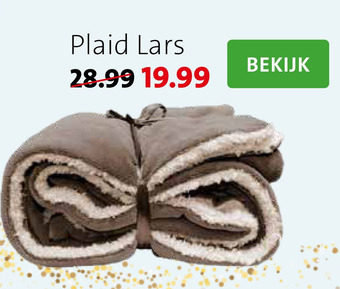 Intratuin Plaid Lars aanbieding