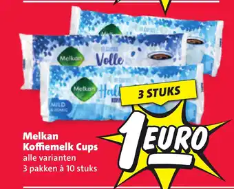 Nettorama Melkan Koffiemelk Cups aanbieding