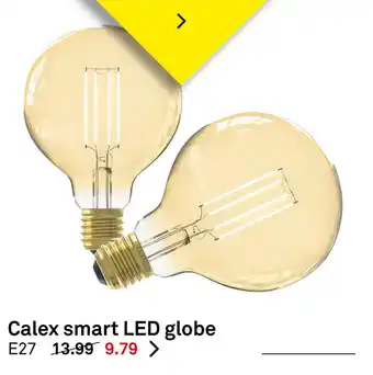 Karwei Calex smart LED globe aanbieding